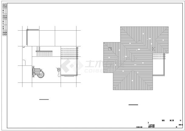 带车库、平台三层质朴农村房屋建筑设计图-图二