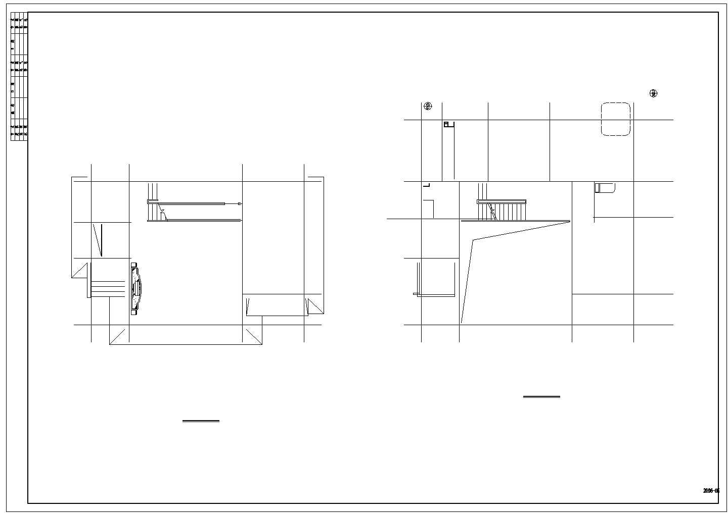 带车库、平台三层质朴农村房屋建筑设计图