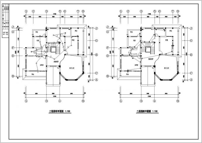 某地别墅A型三层电气设计施工图纸_图1
