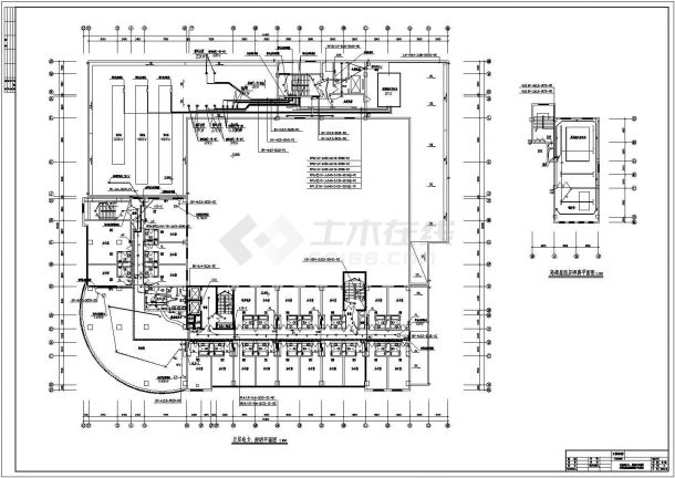 福建省某城市17层商场电气工程图纸-图二