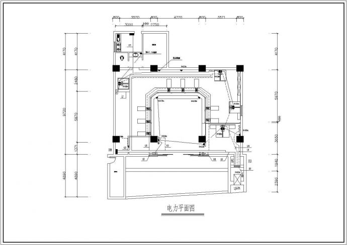 某地办公楼电气施工图（含设计说明）_图1
