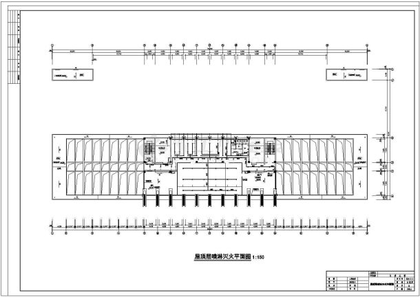 八层办公楼给排水系统cad施工图（及消防系统）-图一