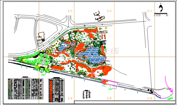 某公园及儿童公园整体规划CAD设计图纸-图一