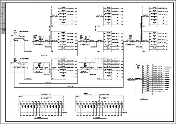 某20层商住楼电气设计施工图纸（含说明）-图二