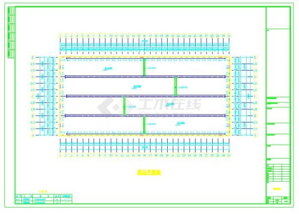 工厂钢结构设计方案与施工全套CAD图纸-图一