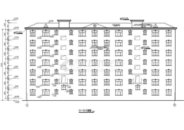 某完整住宅楼建筑设计CAD图纸包含设计说明-图一