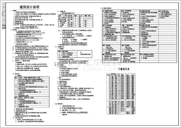 某地高校行政楼建筑设计施工CAD图-图一