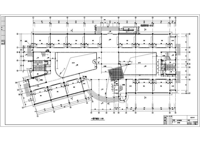 某地校园规划建筑设计施工CAD图_图1
