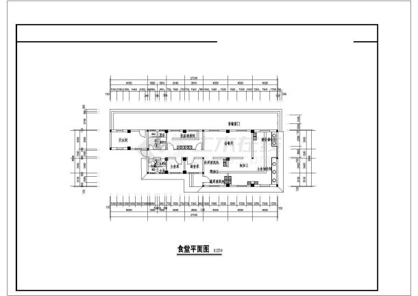 某农村中学校园规划建筑设计施工全图-图二