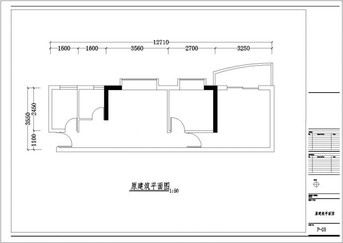 经典住宅户型整套室内装修cad方案施工图_图1
