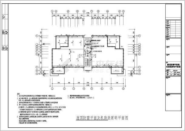 某地区某住宅小区12层CAD建筑电气设计图纸-图二