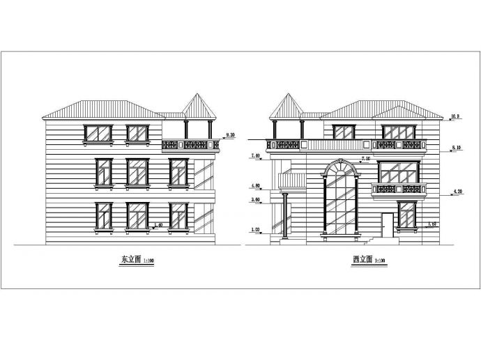 经典别墅建筑设计方案图（共6张）_图1
