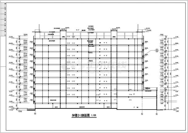 安徽省某城市光芒在现住宅CAD施工图-图二