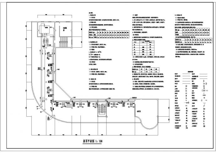 [汉市]综合楼建筑给排水设计cad平立面施工图大样_图1