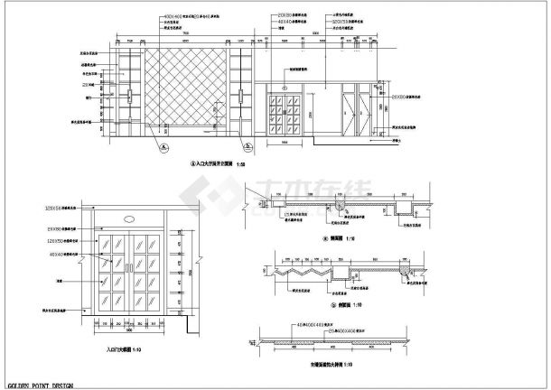 某处房屋建筑改造CAD设计施工图纸-图一