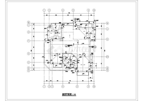 某地区别墅建筑详细装修cad施工图纸-图一