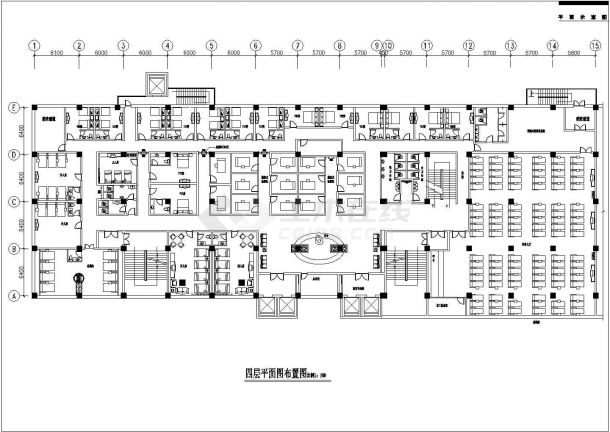 某娱乐城休闲酒店装修设计cad施工图纸-图一