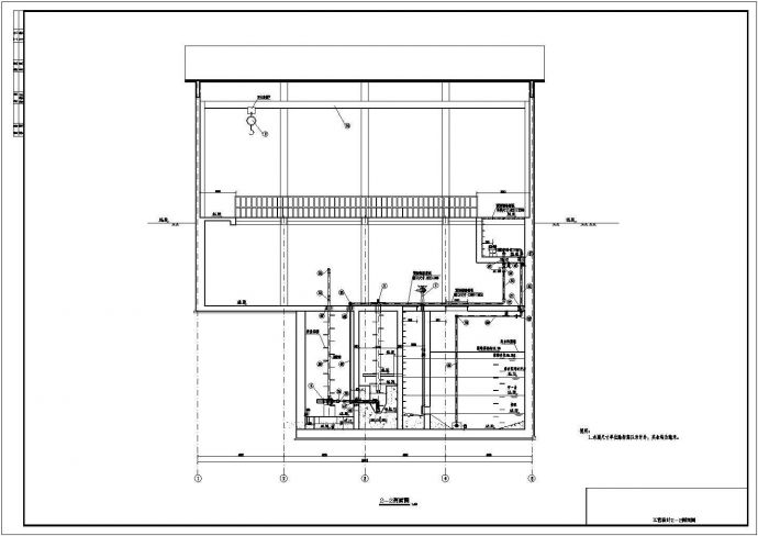 山东某地6000吨污水泵站施工图设计图纸_图1