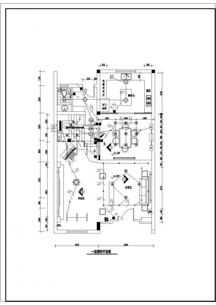 别墅电气设计与施工方案全套CAD图纸_图1