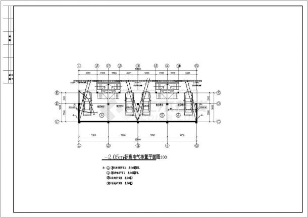 某别墅电气设计方案与施工全套CAD图纸-图二
