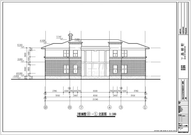 某别墅电气设计方案与施工全套CAD详图-图一