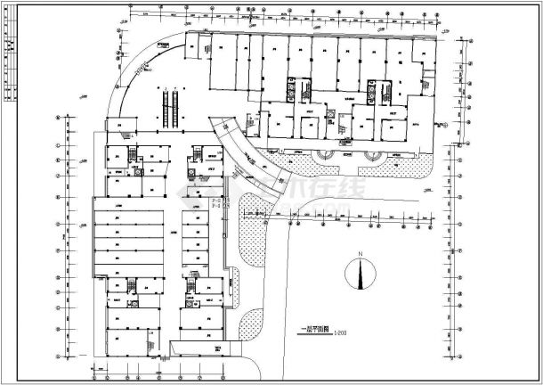 多层别墅电气设计方案与施工全套CAD图纸-图一