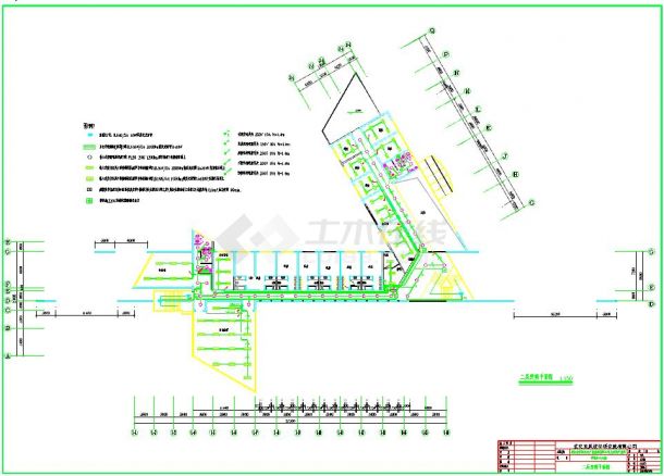 管理中心大楼设计方案与施工全套CAD图纸-图二
