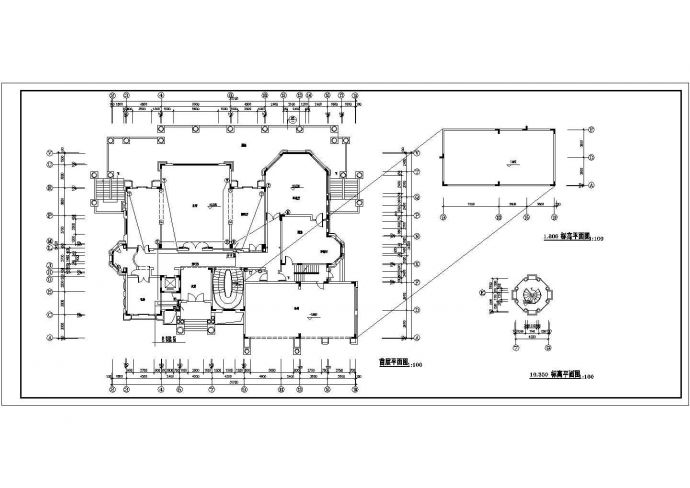 某地二层D型别墅建筑设计规划电气施工图_图1