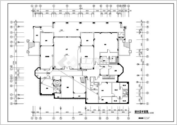某地二层D型别墅建筑设计规划电气施工图-图二