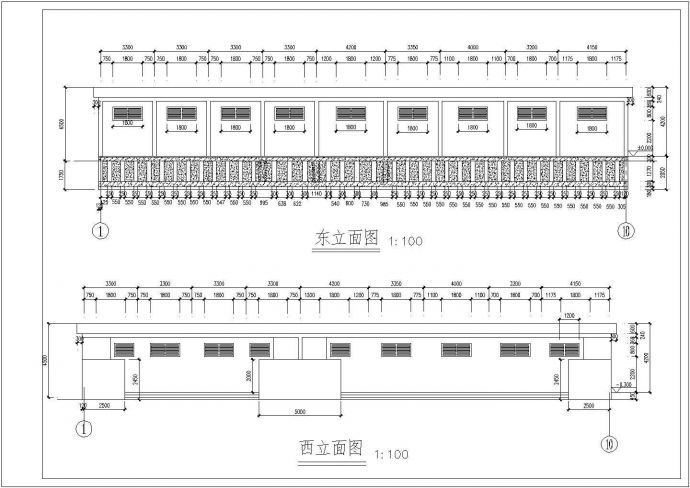 砖混结构农村小学厕所结构设计施工图_图1