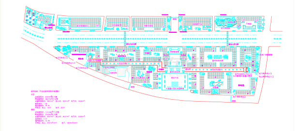 某地商贸区建筑总规划设计方案CAD图-图一