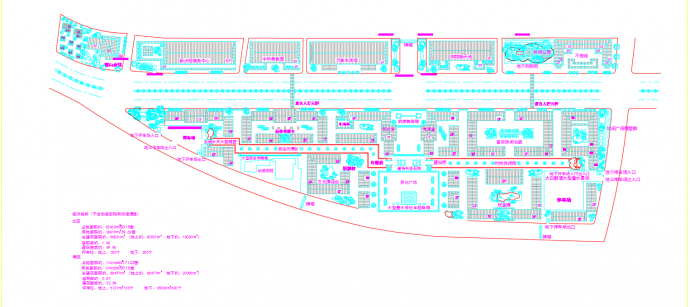 某地商贸区建筑总规划设计方案CAD图_图1