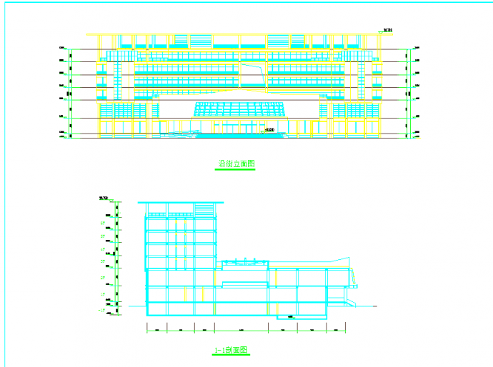 某市大学星级会馆建筑CAD设计方案图_图1