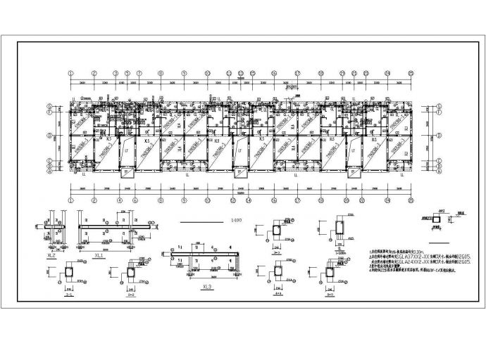 某地区经典多层住宅全套钢设计CAD图_图1