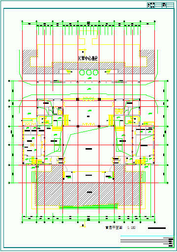 某理工大学技术科学楼建筑CAD图纸-图二