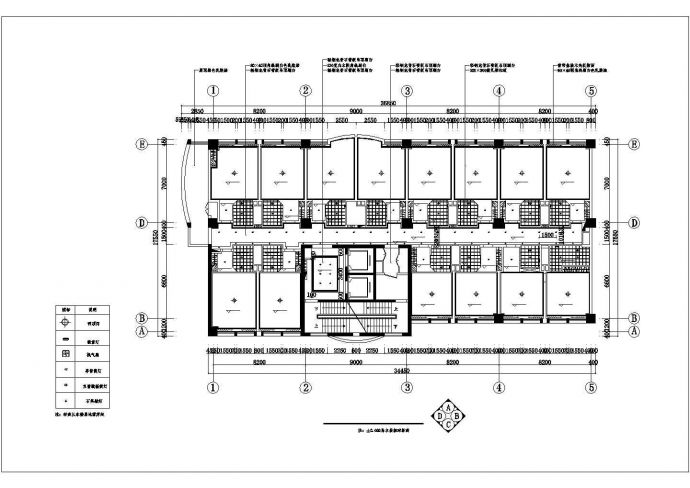 某酒店标准客房详细室内CAD设计施工图纸_图1