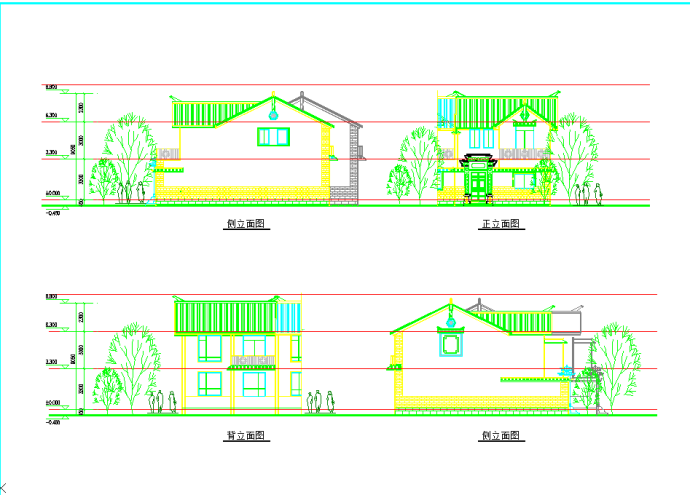 某小型农村民居建筑CAD设计图纸_图1