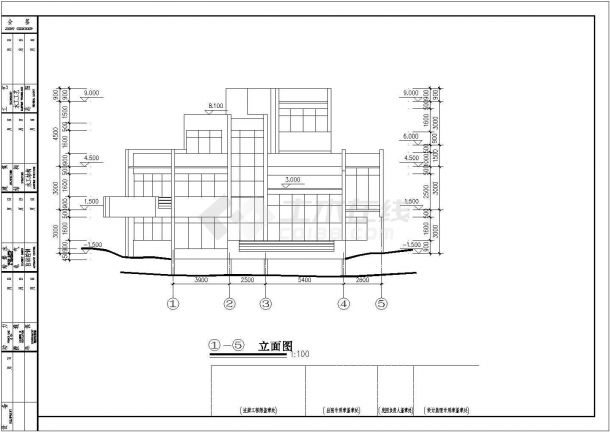 某地三层A型别墅设计建筑规划方案施工图-图二