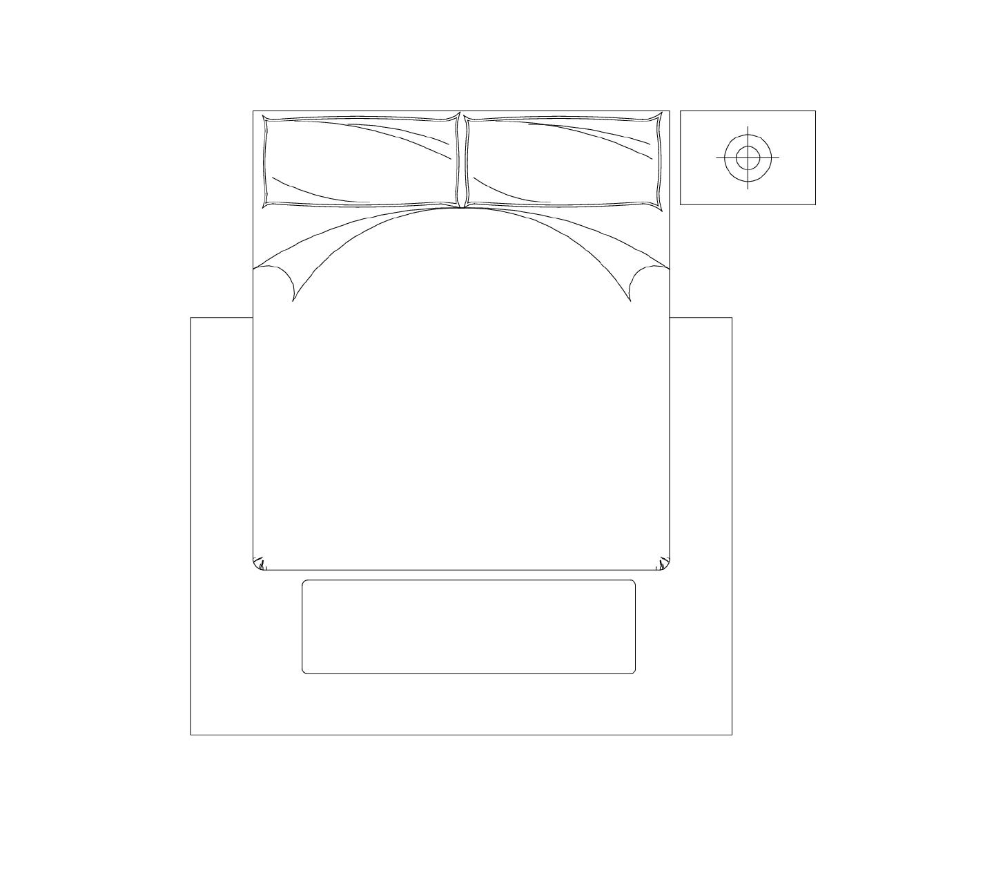 CAD图库-动态床（20个块，有遮罩）CAD图