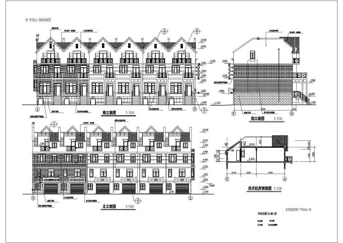 某地三层别墅洋房建筑设计规划施工图_图1
