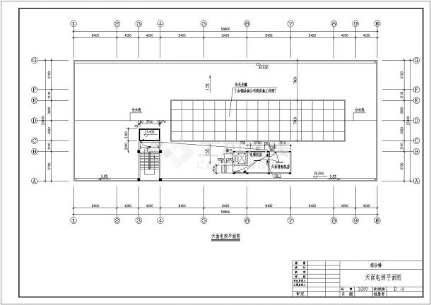 某办公楼电气照明设计施工图（共11张）-图一