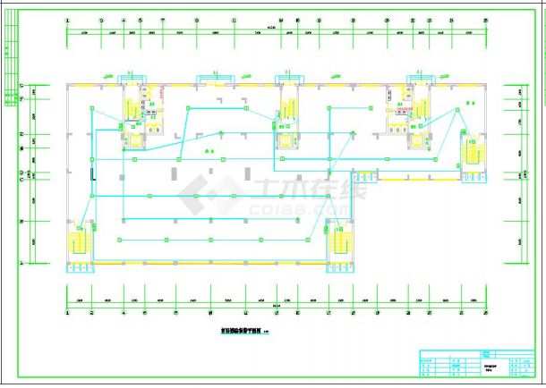高层商住楼强弱电设计方案全套CAD图纸-图二