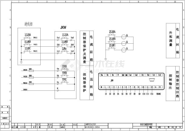 某个低压电容自动补偿设备电气控制CAD设计图纸-图一