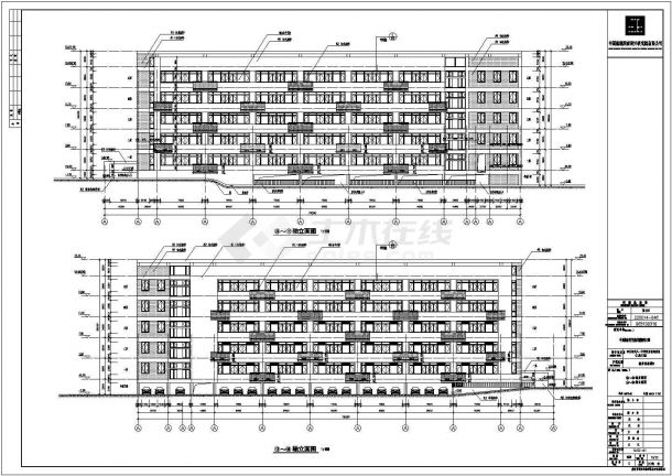 某五层框剪结构中学教学楼结构设计施工图-图一