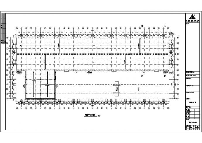 公司10栋厂房工程建筑施工CAD设计图纸_图1