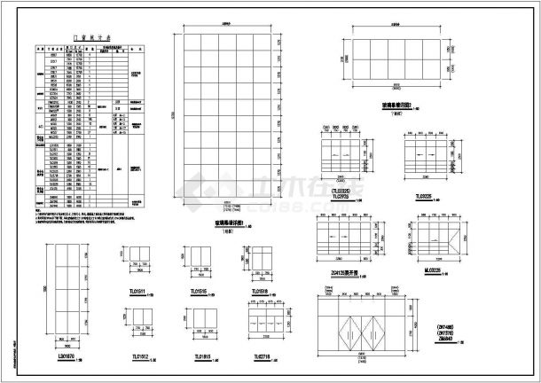 某宾馆全套cad施工图纸-图一