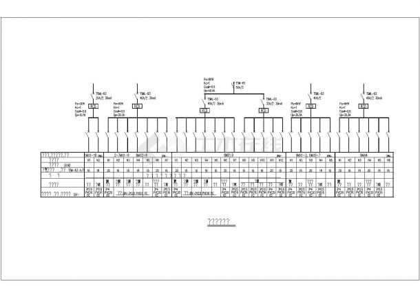 公寓宿舍楼电气设计方案与施工CAD全套详图-图一