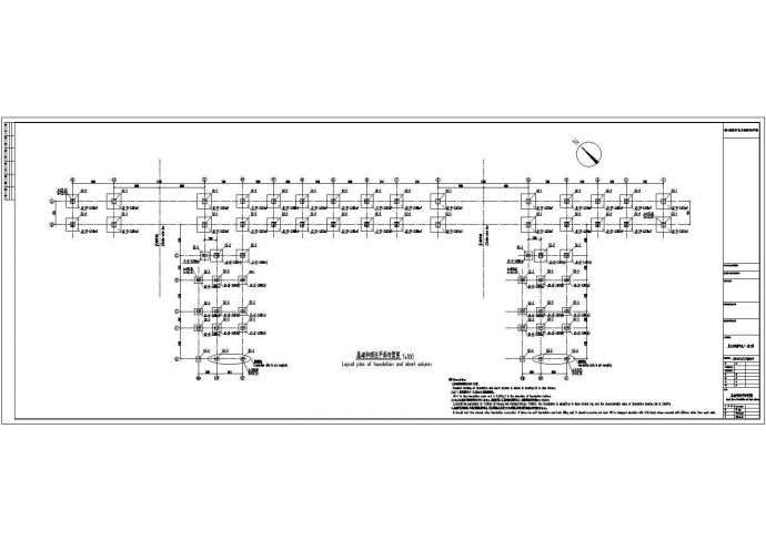某地区电厂综合管架结构设计施工图_图1