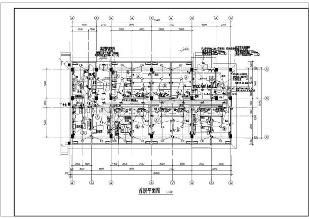 职工宿舍电气施工与设计方案全套CAD图纸-图二