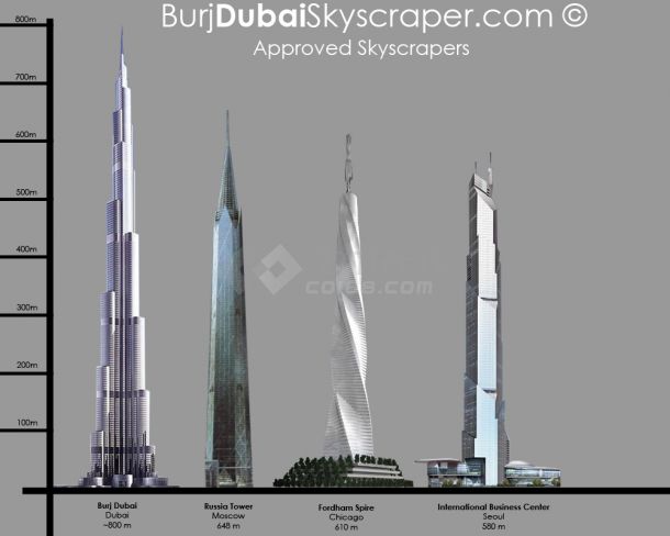 世界第一高楼-迪拜未来塔平面图-图一